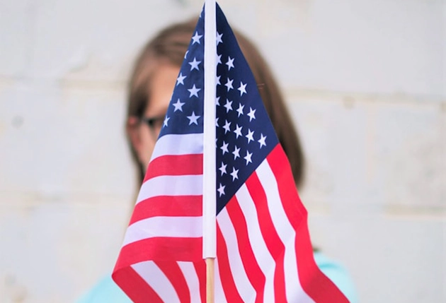 The American flag — the U.S. runs two parallel court systems, federal and state
