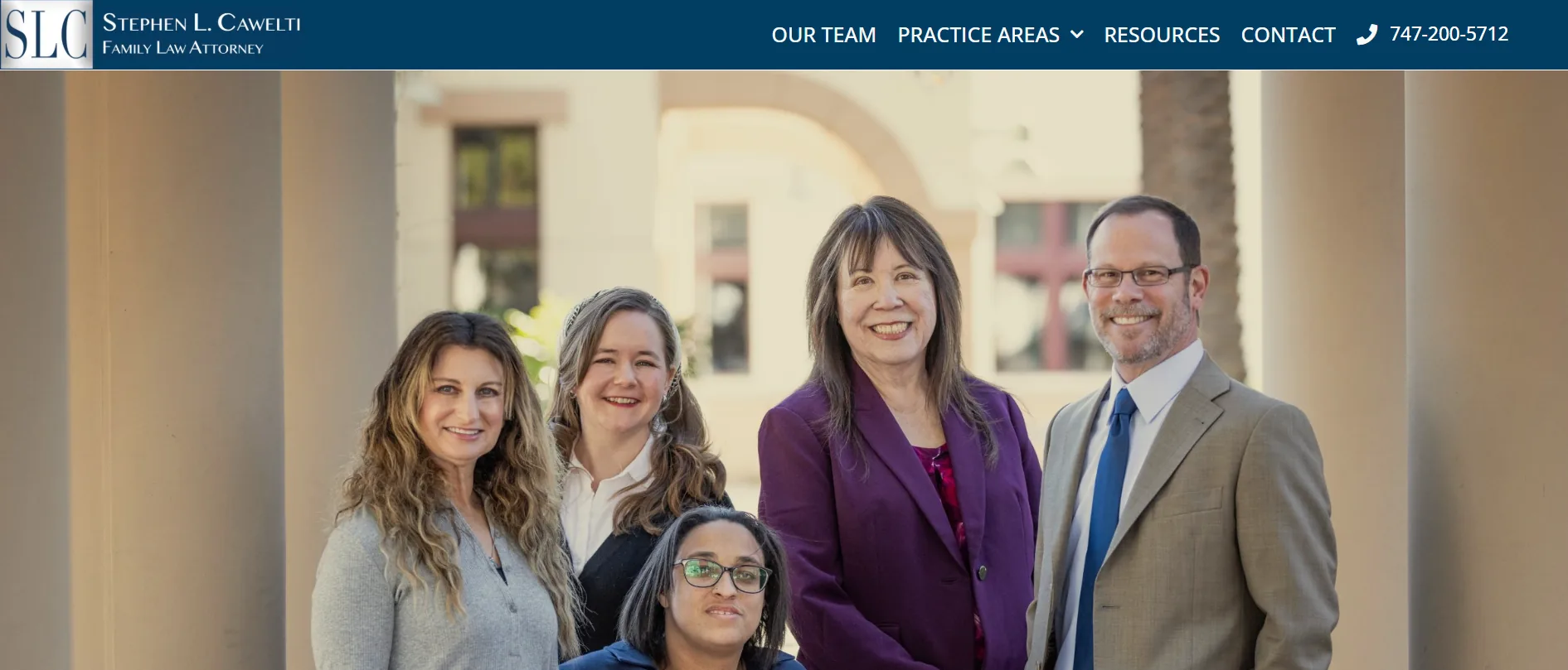 Law Offices of Stephen L. Cawelti homepage — a Burbank family law practice focused on mediation and collaborative divorce
