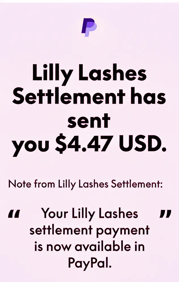 Open Class Action Settlement Payment Sent