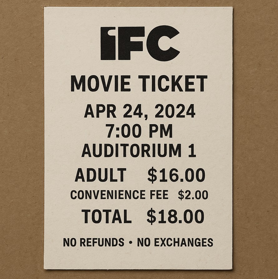 Atom Tickets Service Fee Settlement
