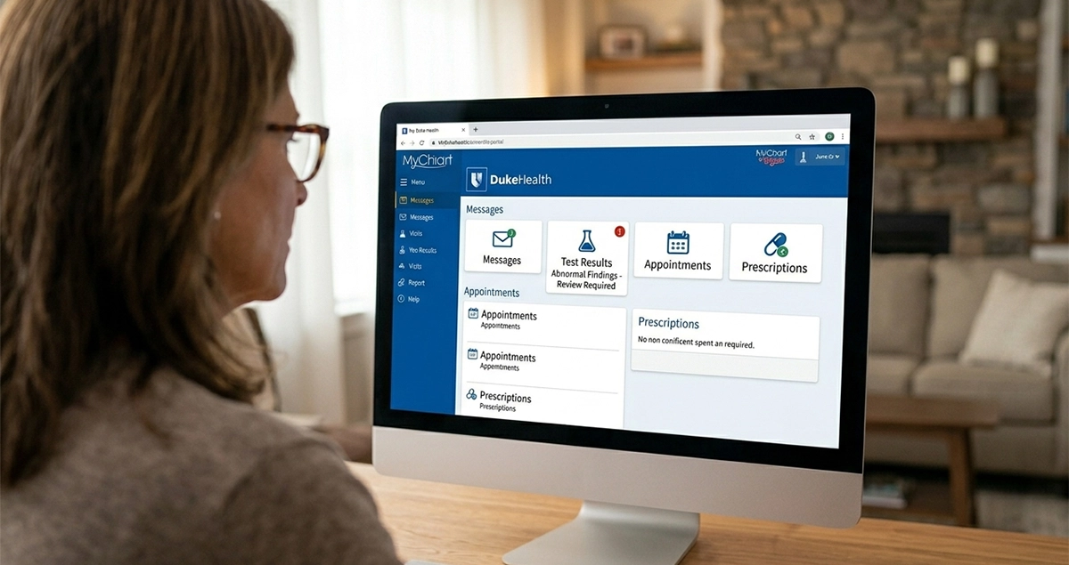 Duke University Health System MyChart patient portal MyDuke Health mobile app Meta Pixel tracking privacy class action settlement