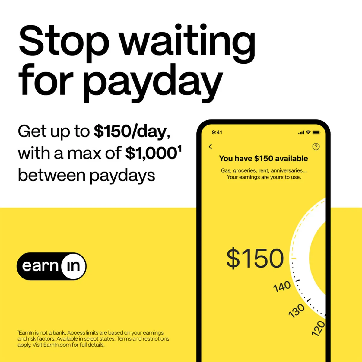 Cash and a smartphone, representing paycheck advance apps