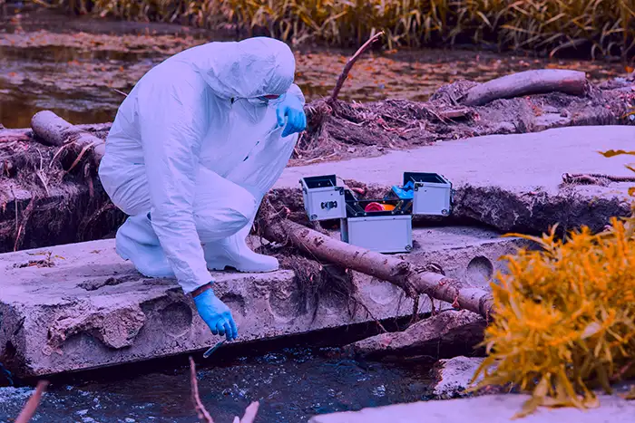 Water pollution imagery — New York sued 3M, DuPont, Chemours and Corteva over PFAS forever chemicals