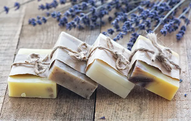 Bars of soap, representing the Dove collagen body wash lawsuit